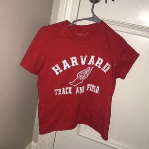Harvard track and field shirt